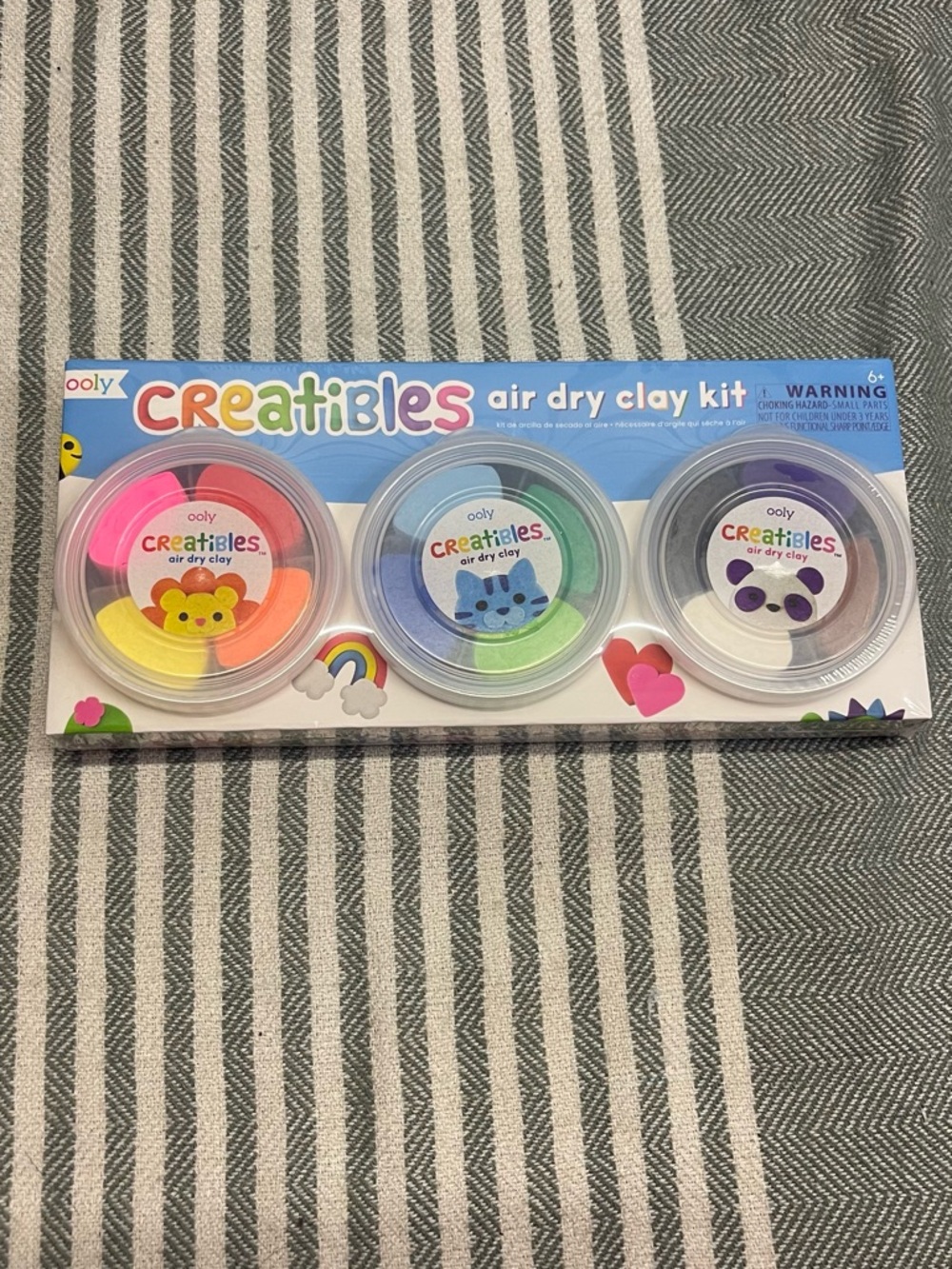 Ooly Creatibles‎ Air Dry Clay Kit - 12 Assorted Pastel Colors NEW